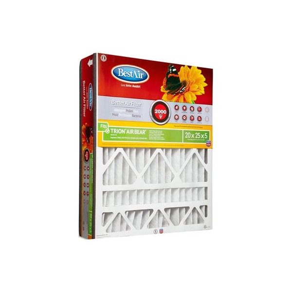 Bsc Preferred 20x25x5 Air Bear Filter AB202511R Zoro